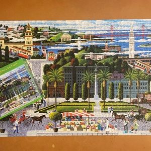 [ HomeTown Collection Cable Cars 1000 Pc Puzzle ]